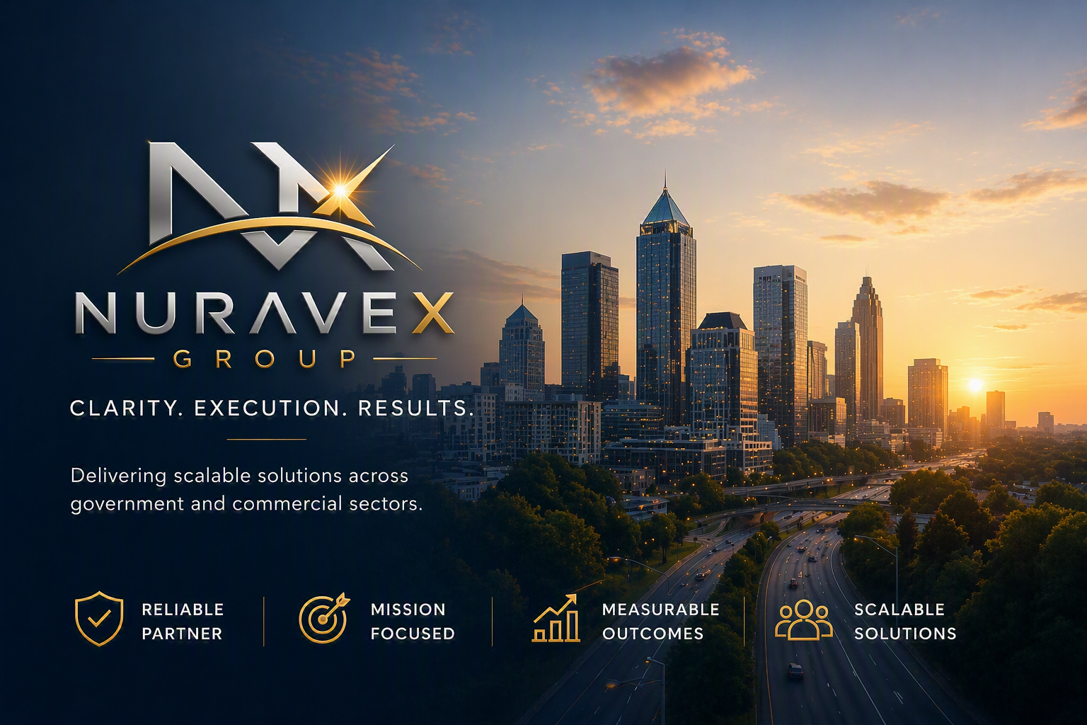 Nuravex Group — Clarity. Execution. Results. Delivering scalable solutions across government and commercial sectors.